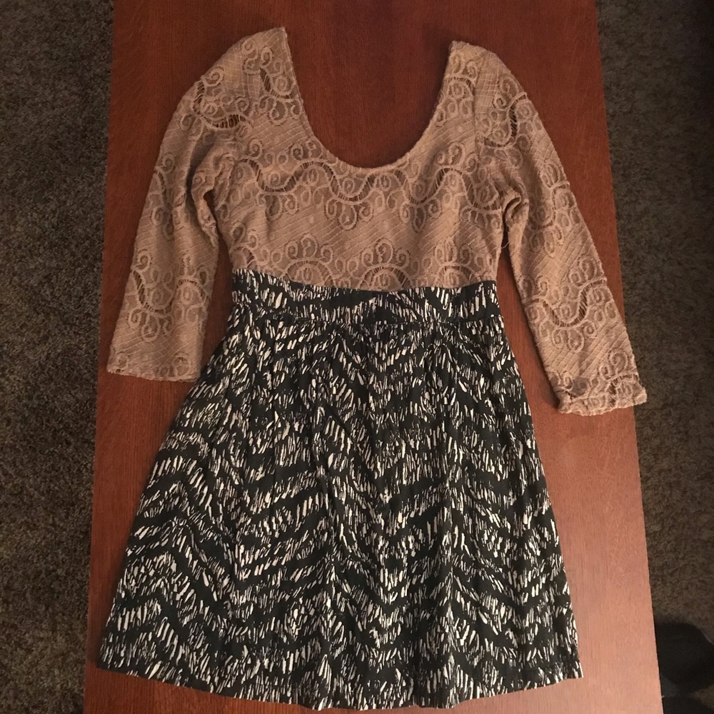 Black and Tan dress